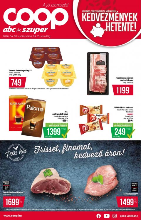 COOP országos akciós újság od 9. 4. 2026 do 15. 4. 2026