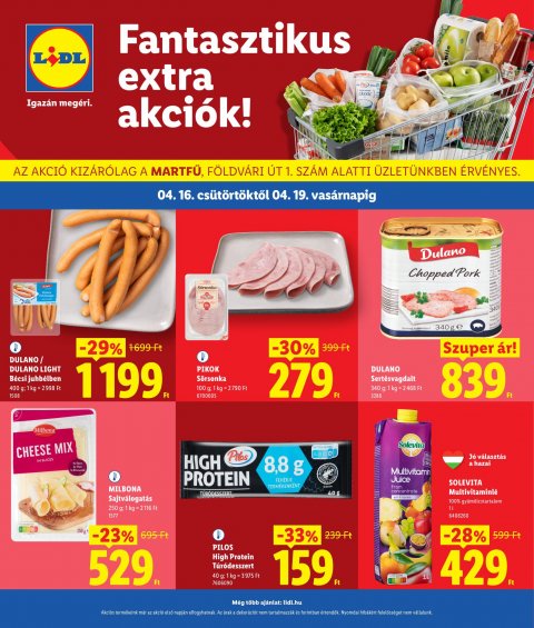 LIDL Regionális akciós újság od 16. 4. 2026 do 19. 4. 2026