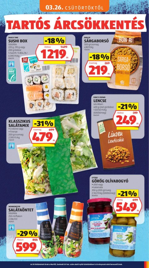 ALDI akciós újság