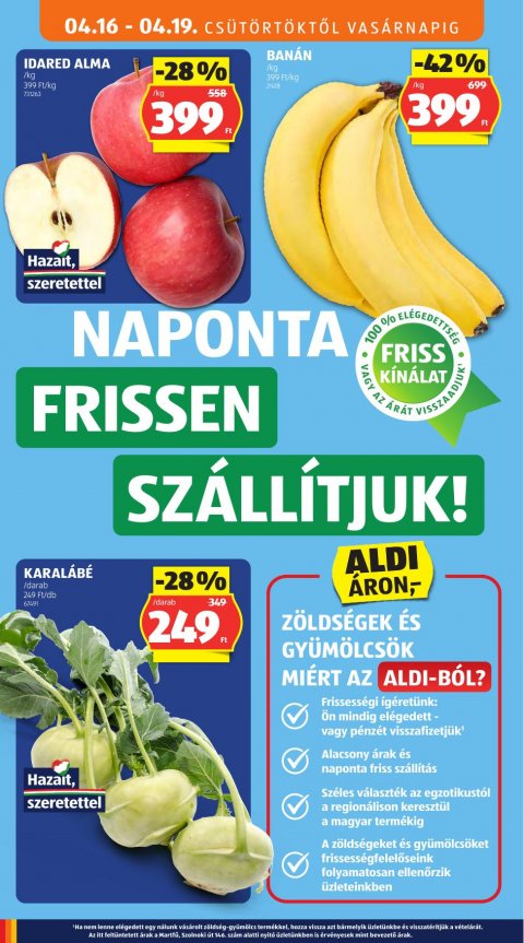 ALDI akciós újság