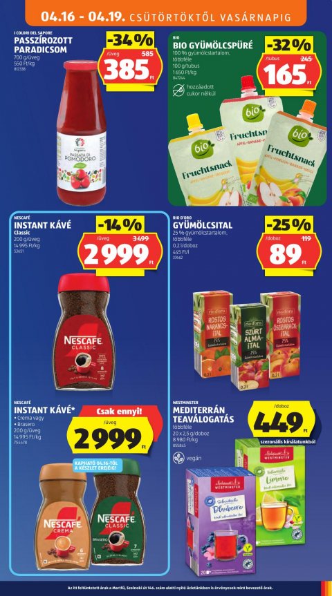 ALDI akciós újság