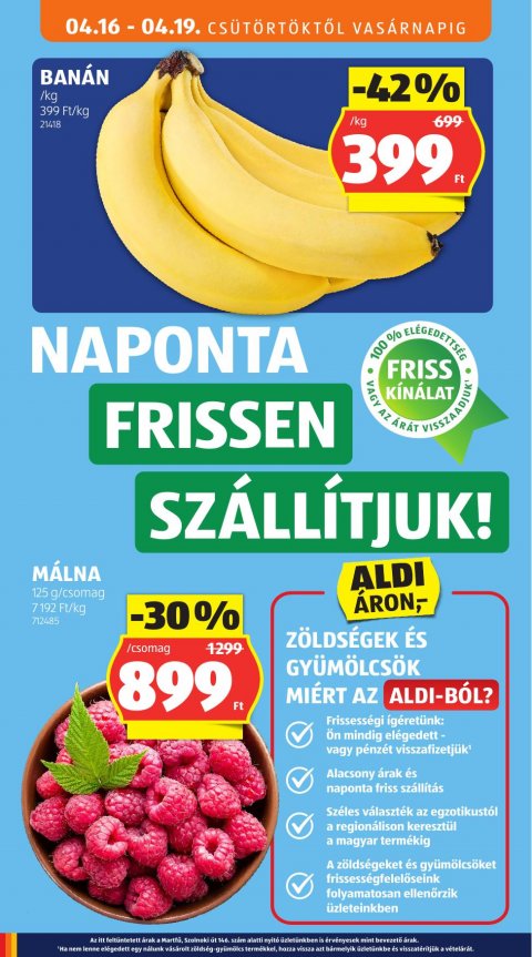 ALDI akciós újság