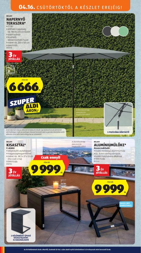 ALDI akciós újság