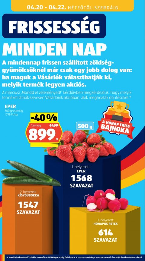 ALDI akciós újság