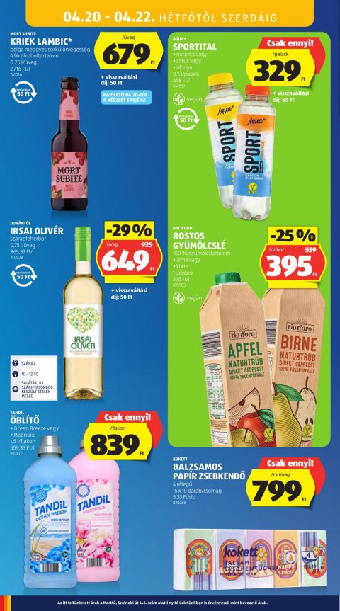 ALDI akciós újság
