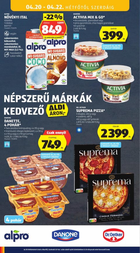 ALDI akciós újság