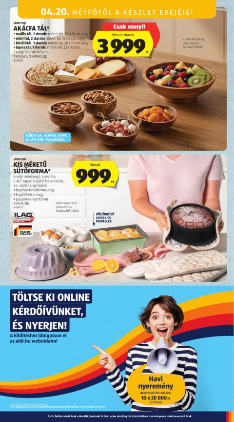 ALDI akciós újság