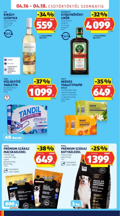 ALDI Nyitás Martfű, Szolnoki út 146 akciós újság