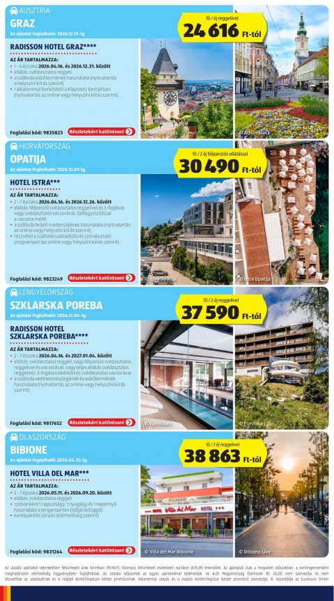 ALDI Utazás akciós újság