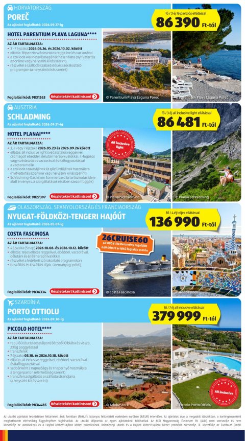 ALDI Utazás akciós újság