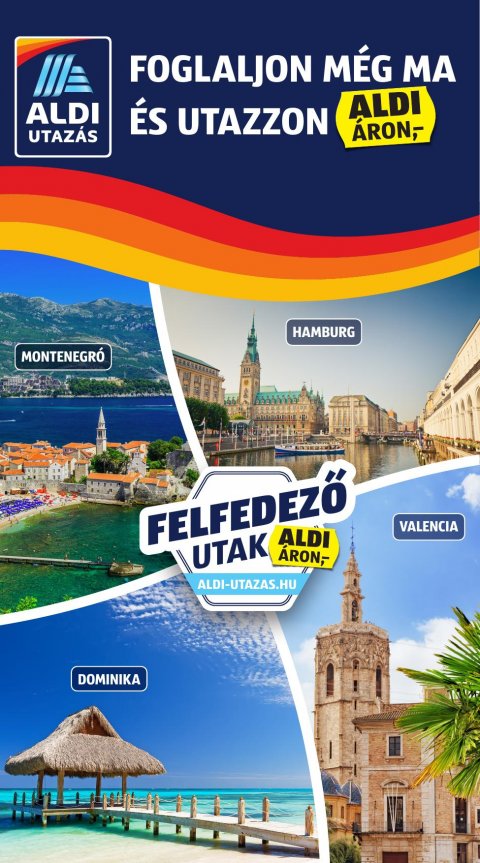 ALDI Utazás akciós újság