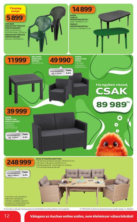 AUCHAN Hipermarket Kertészet akciós újság