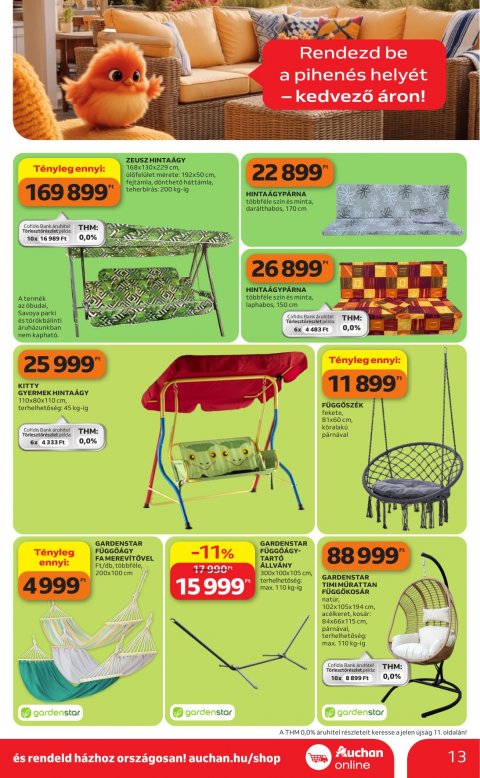 AUCHAN Hipermarket Kertészet akciós újság