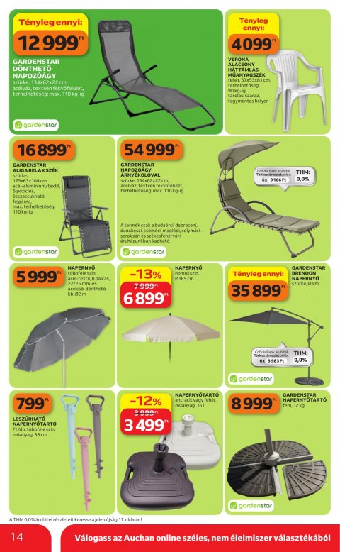 AUCHAN Hipermarket Kertészet akciós újság
