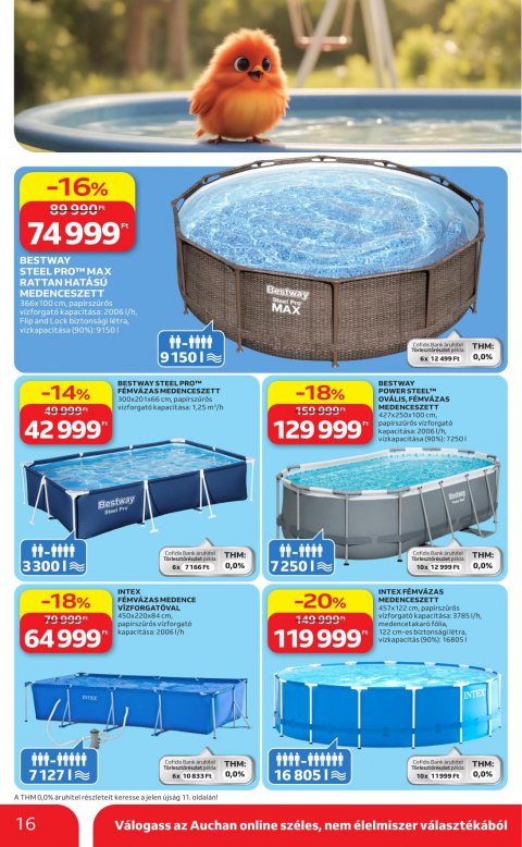 AUCHAN Hipermarket Kertészet akciós újság