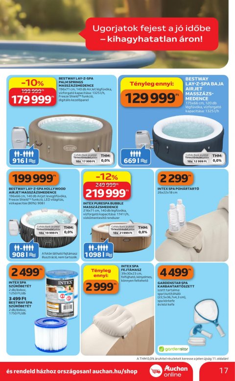 AUCHAN Hipermarket Kertészet akciós újság