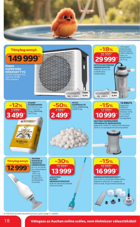 AUCHAN Hipermarket Kertészet akciós újság