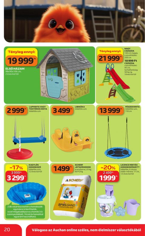 AUCHAN Hipermarket Kertészet akciós újság