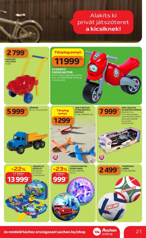 AUCHAN Hipermarket Kertészet akciós újság