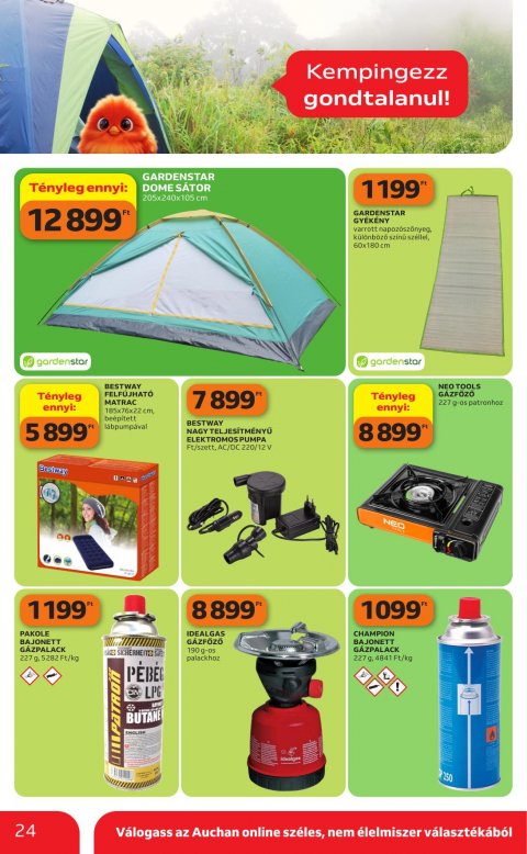 AUCHAN Hipermarket Kertészet akciós újság