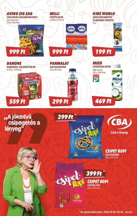 CBA akciós újság