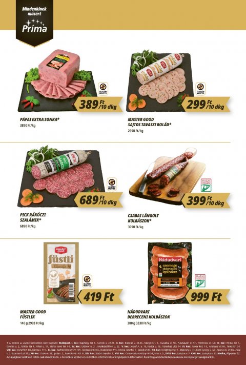 CBA Príma akciós újság