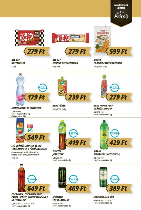 CBA Príma akciós újság