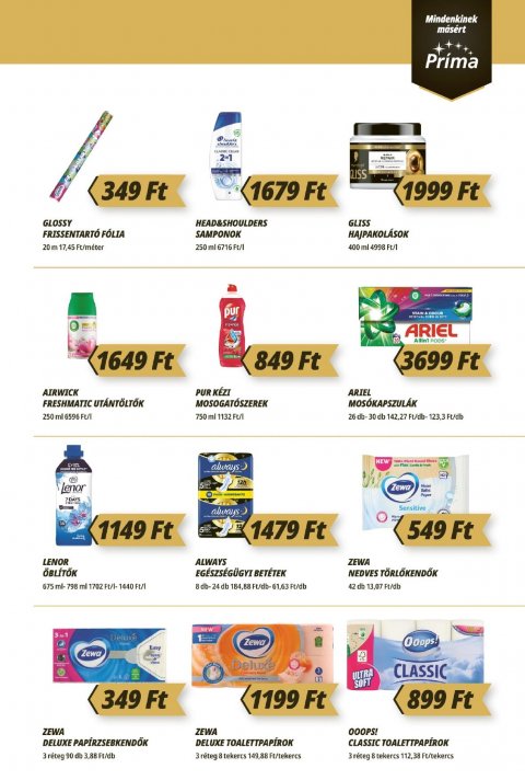 CBA Príma akciós újság