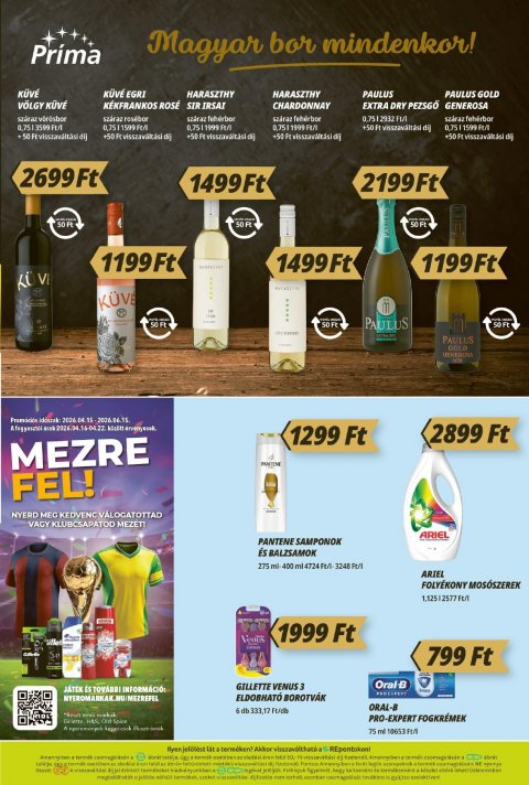 CBA Príma akciós újság