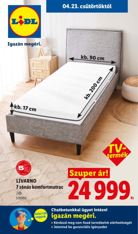 LIDL Nonfood akciós újság od 23. 4. 2026 do 23. 4. 2026