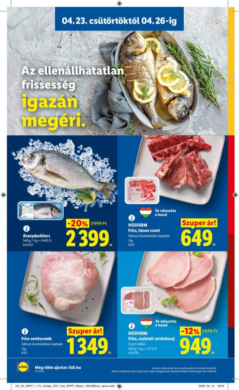 LIDL akciós újság