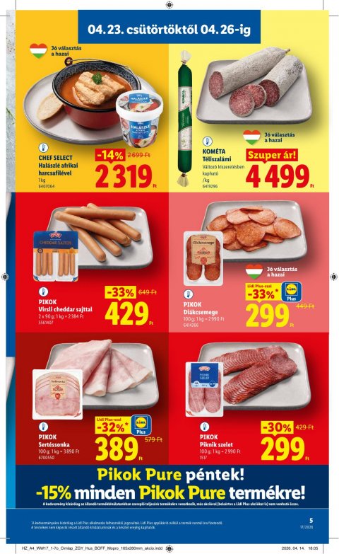 LIDL akciós újság