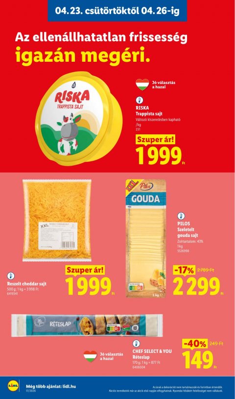 LIDL akciós újság