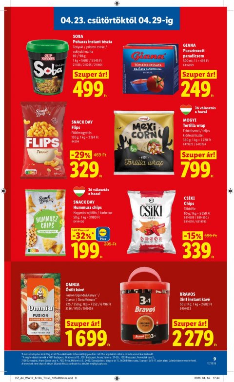 LIDL akciós újság