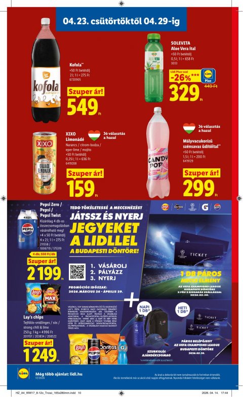 LIDL akciós újság