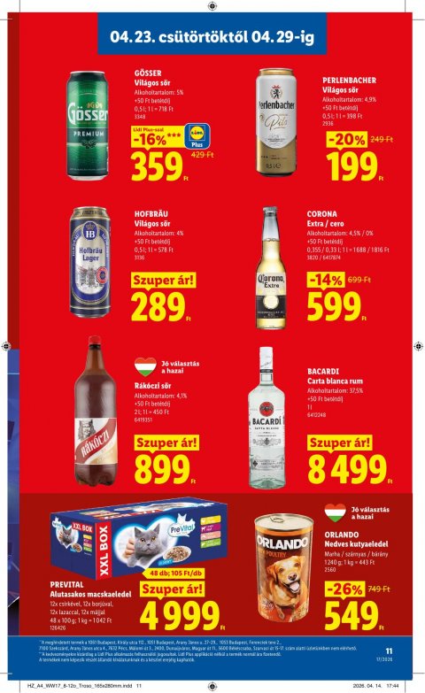 LIDL akciós újság