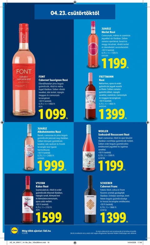 LIDL akciós újság