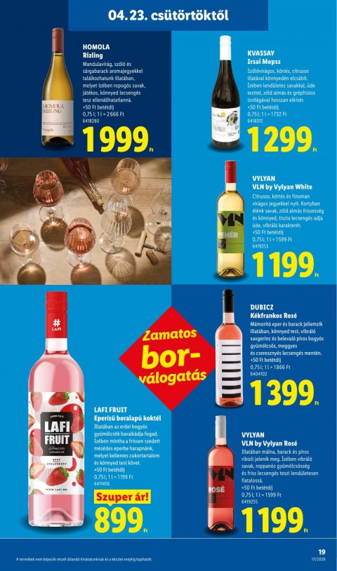 LIDL akciós újság