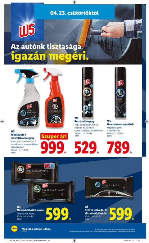 LIDL akciós újság