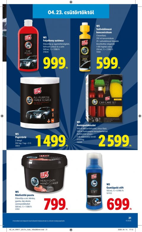 LIDL akciós újság