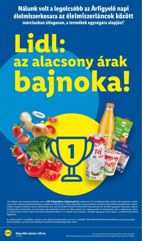 LIDL akciós újság