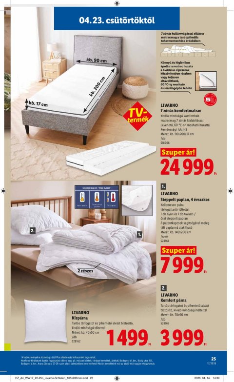 LIDL akciós újság