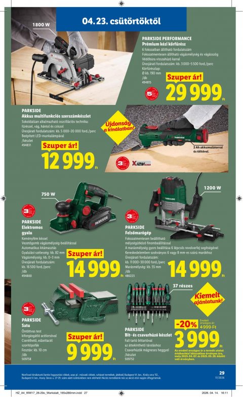 LIDL akciós újság