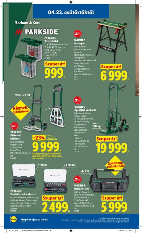 LIDL akciós újság