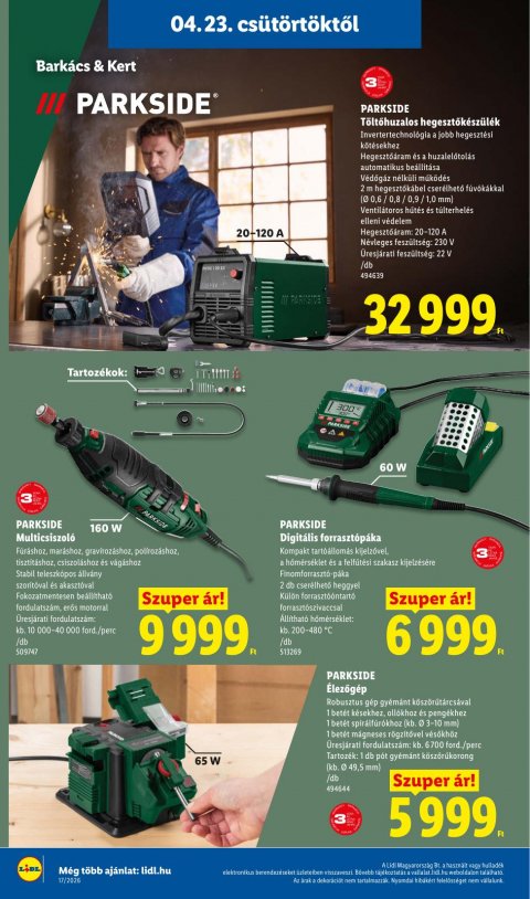 LIDL akciós újság