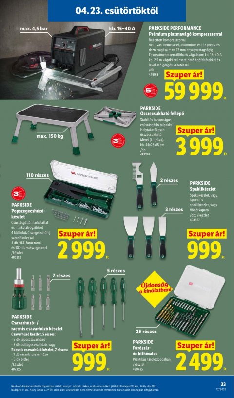 LIDL akciós újság