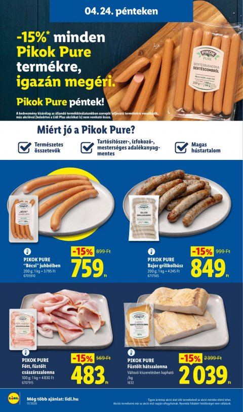 LIDL akciós újság