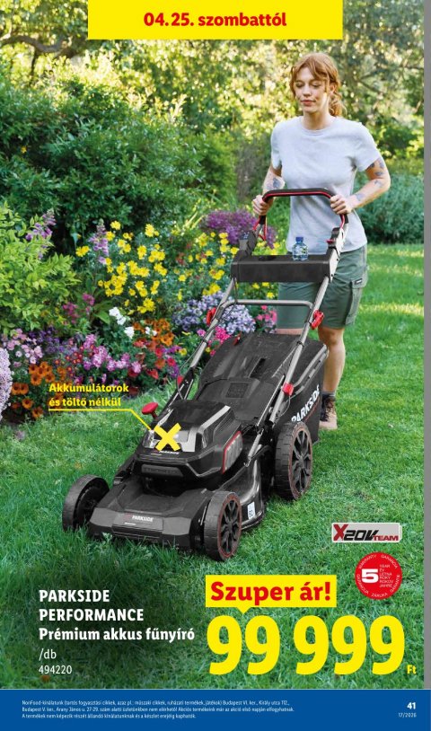 LIDL akciós újság