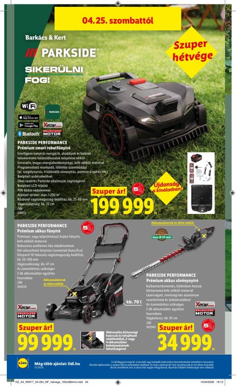 LIDL akciós újság