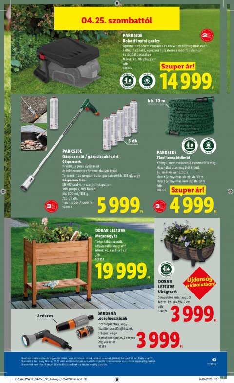 LIDL akciós újság